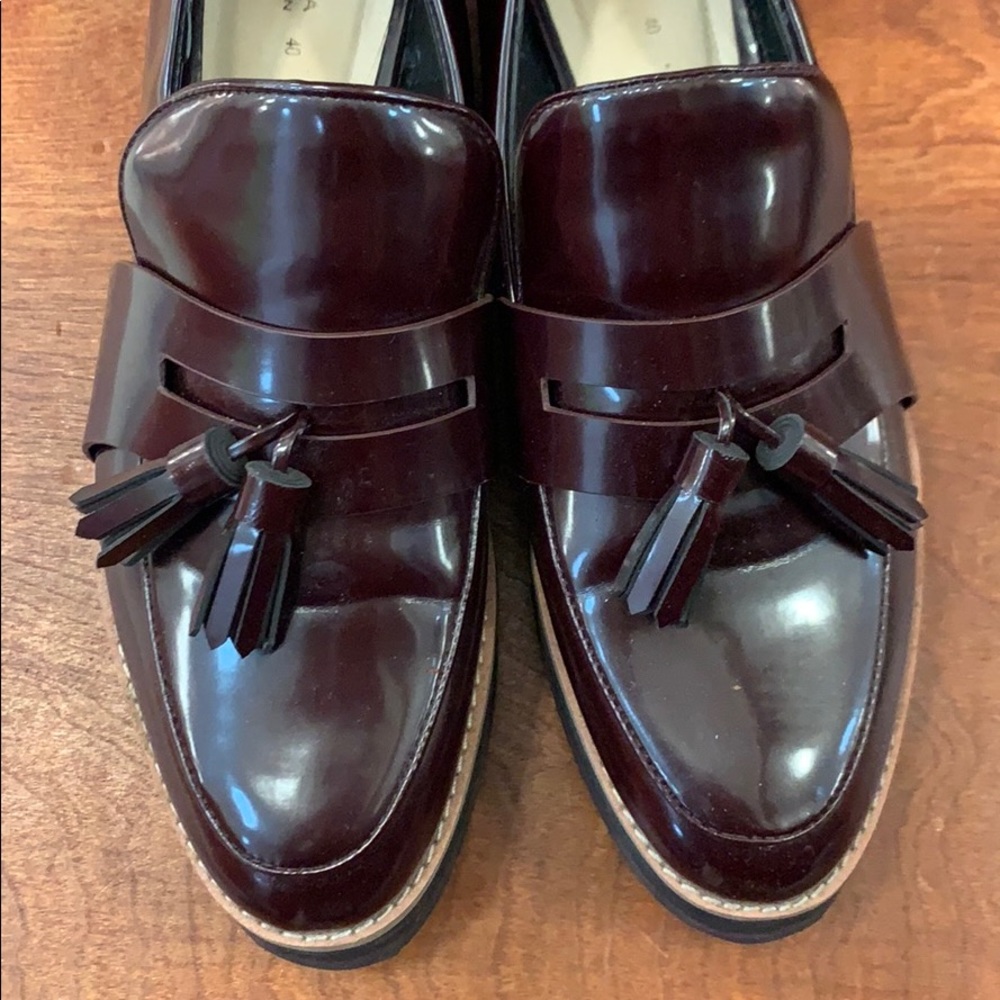 SOLD -Zara Platform Tassel Shoes